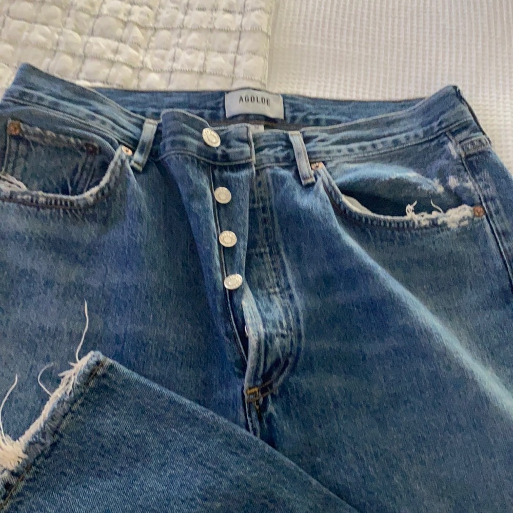 Agolde Riley straight high waisted jeans